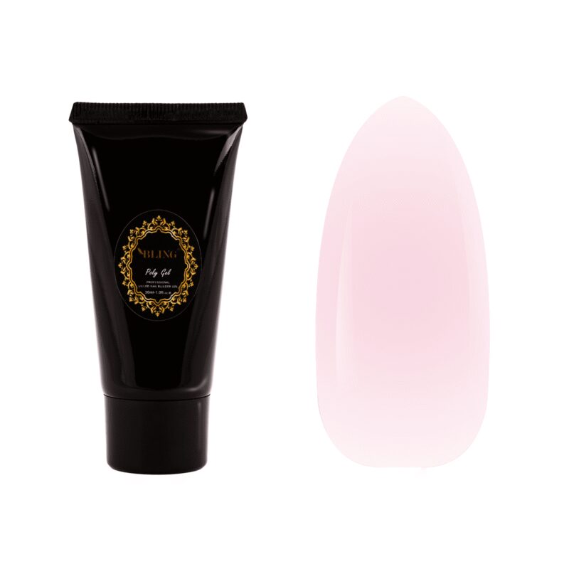 BLING akrilo gelis POLYGEL 2- MILKY PINK 30ml
