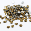 Stikliniai GOLD akmenukai 100vnt.