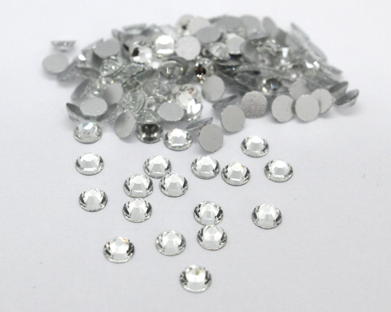 Stikliniai skaidrūs akmenukai CRYSTAL 100vnt. ss4 - Image 2