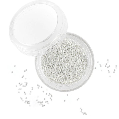 Metaliniai ikriukai 1.0mm SILVER