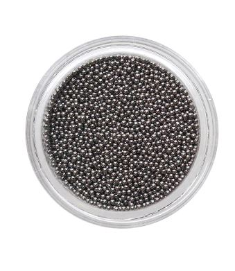 Metaliniai ikriukai 0,8mm BLACK