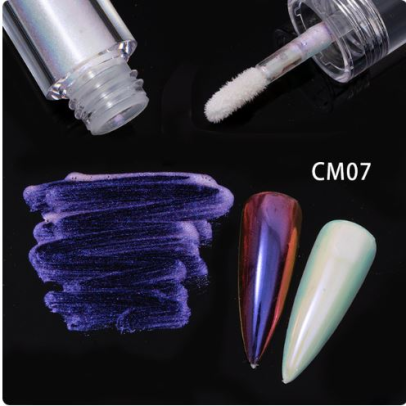 Skystas chromo pigmentas su šepetėliu CM07