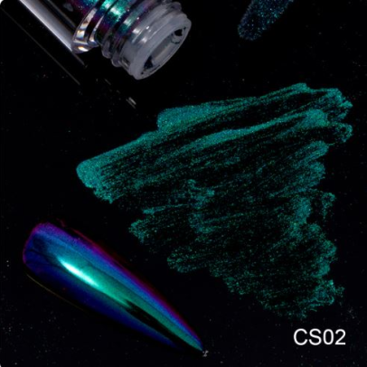 Skystas chromo pigmentas su šepetėliu CS02
