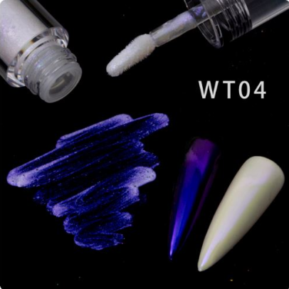 Skystas chromo pigmentas su šepetėliu WT04