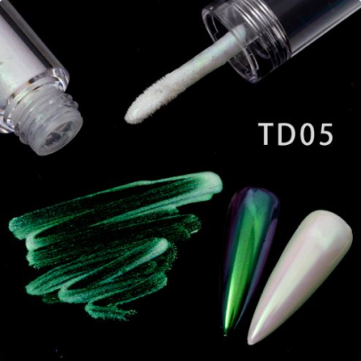 Skystas chromo pigmentas su šepetėliu TD05
