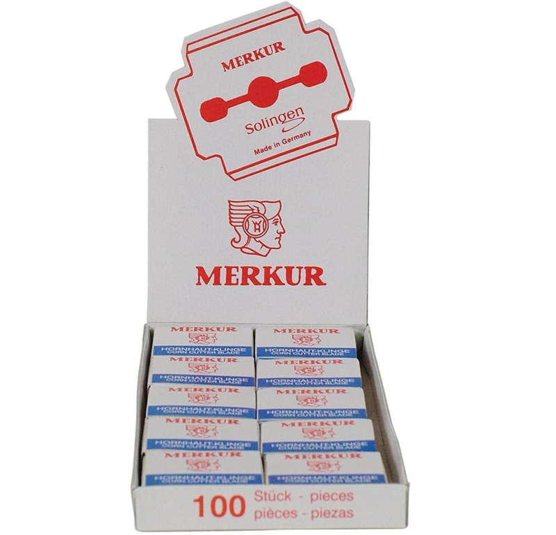 Skutimosi peiliukai Merkur Solingen 100vnt.