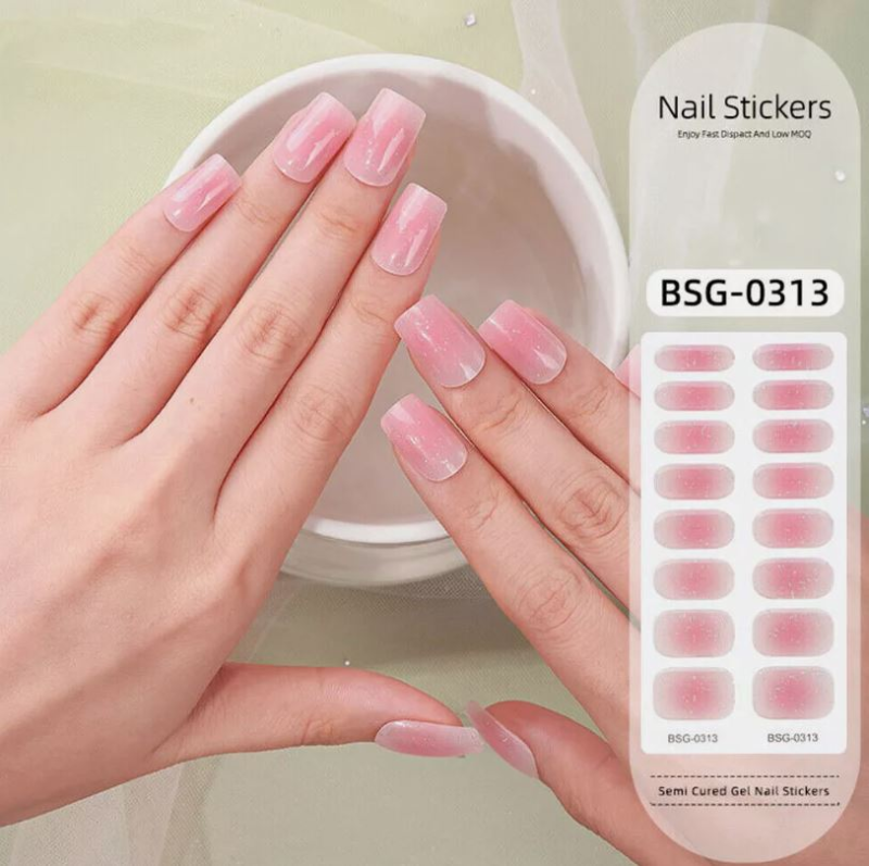 Geliniai lipdukai nagams BSG-0313