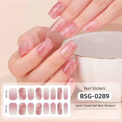 Geliniai lipdukai nagams BSG-0289