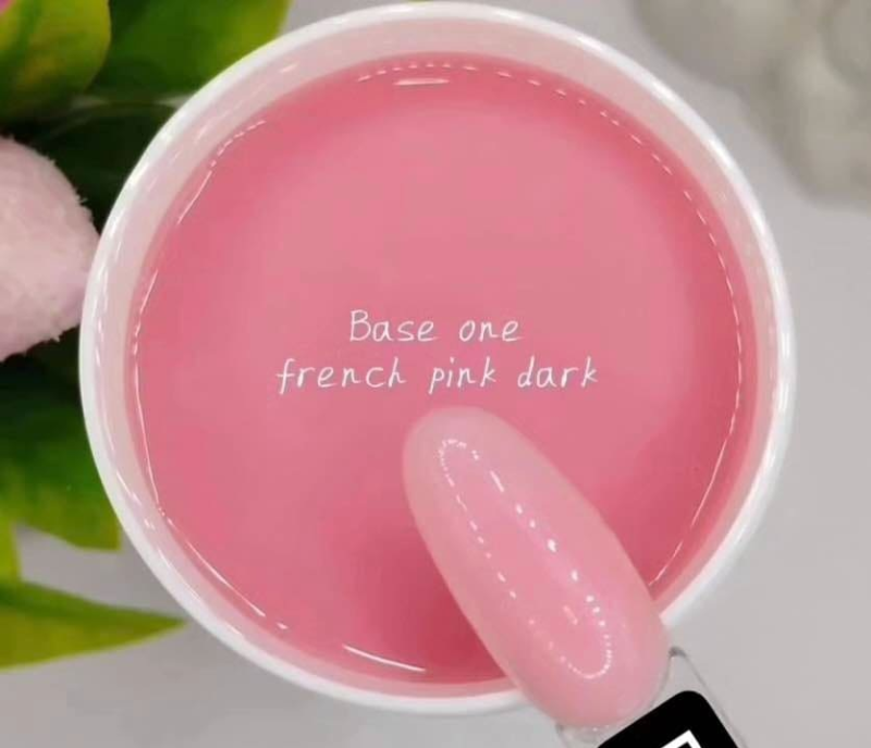Base One French Pink Dark 100g priauginimo gelis - Image 2