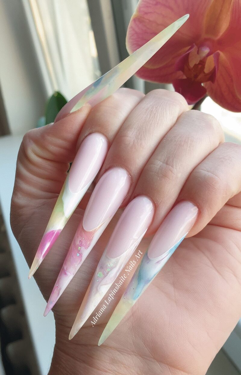 BLING akrilo gelis POLYGEL 2- MILKY PINK 30ml - Image 4