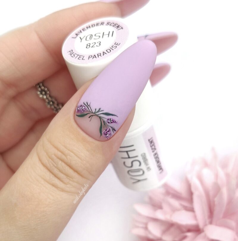 YOSHI Gelinis lakas Lavender scent – 823  6ml - Image 4