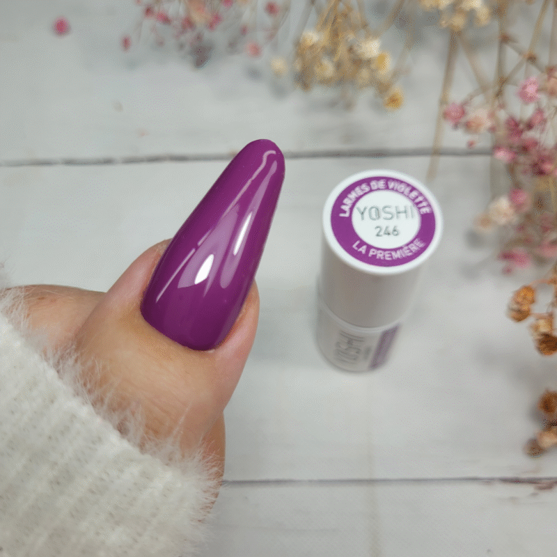 YOSHI Gelinis lakas Larmes de violette – 246 6ml - Image 3