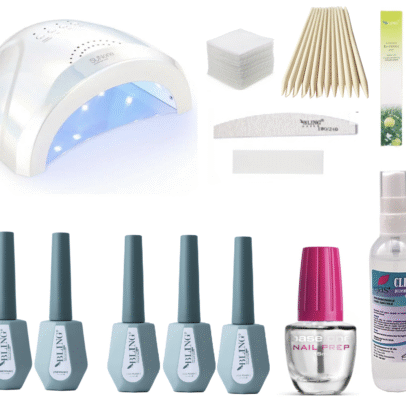 Gelinio lakavimo rinkinys su 48w hibridine lempa