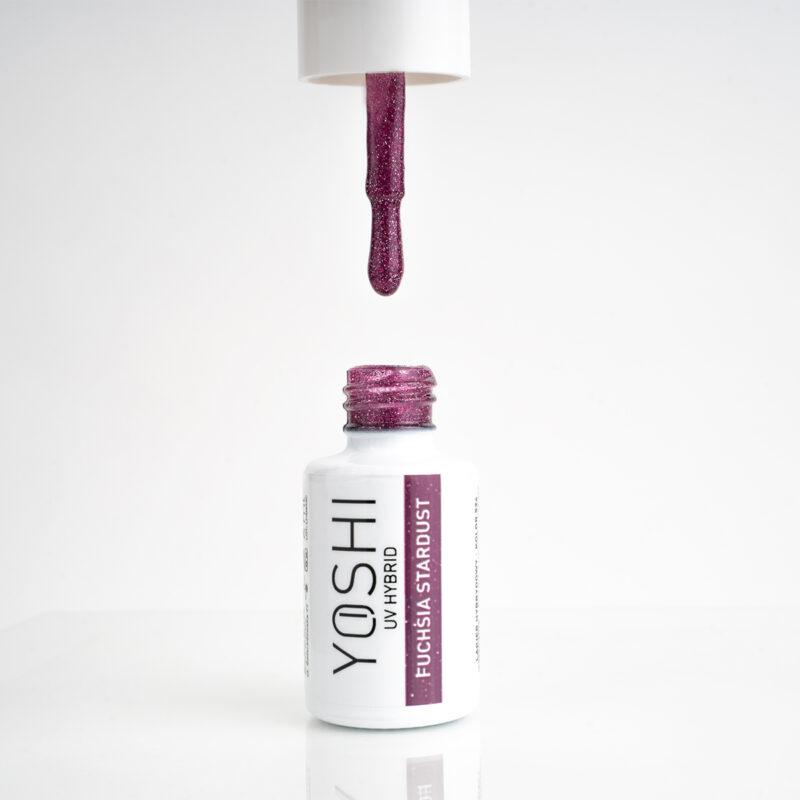 YOSHI Gelinis lakas Fuchsia stardust – 524 6ml - Image 5