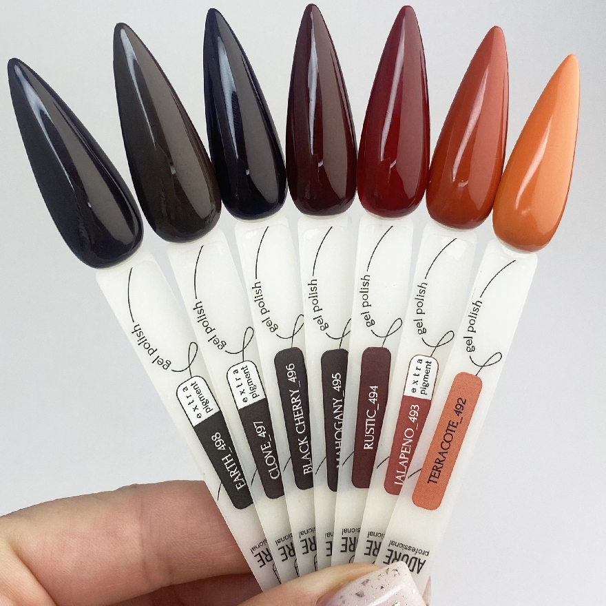 ADORE professional gelinis lakas Nr.495 MAHOGANY, 8 ml - Image 2