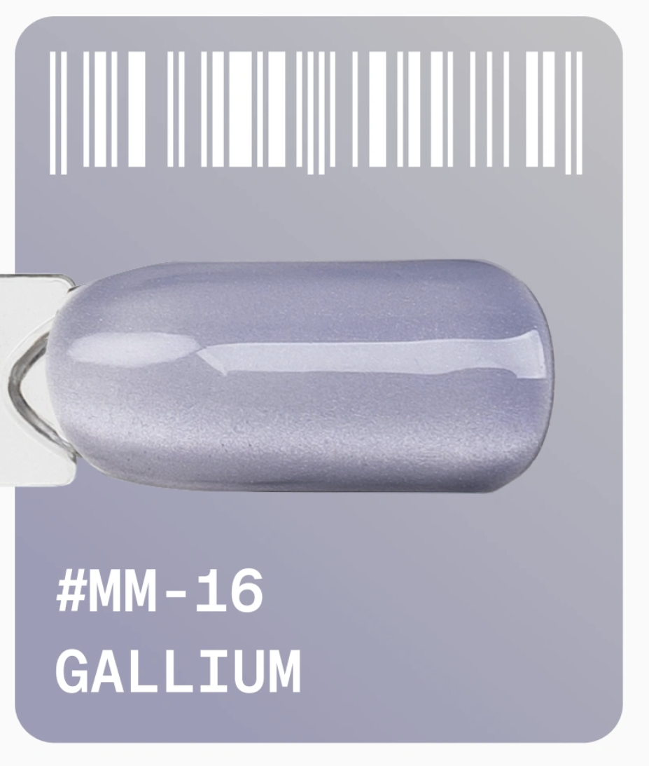ADORE professional gelinis lakas MM-16 Gallium, 12 ml - Image 2