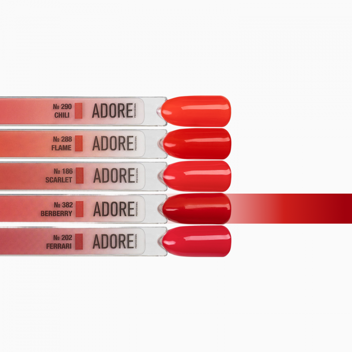 ADORE professional gelinis lakas Nr. 382 Berberry, 8 ml - Image 3