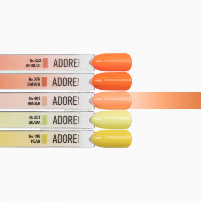 ADORE professional gelinis lakas Nr. 401 Ambery, 8 ml - Image 3