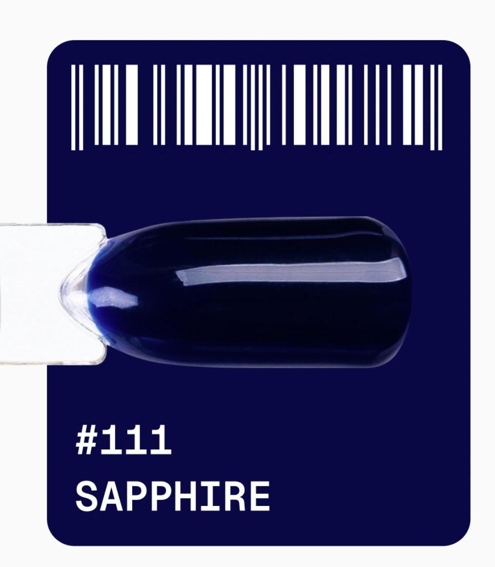ADORE professional gelinis lakas Nr. 111 Sapphire, 8 ml - Image 5