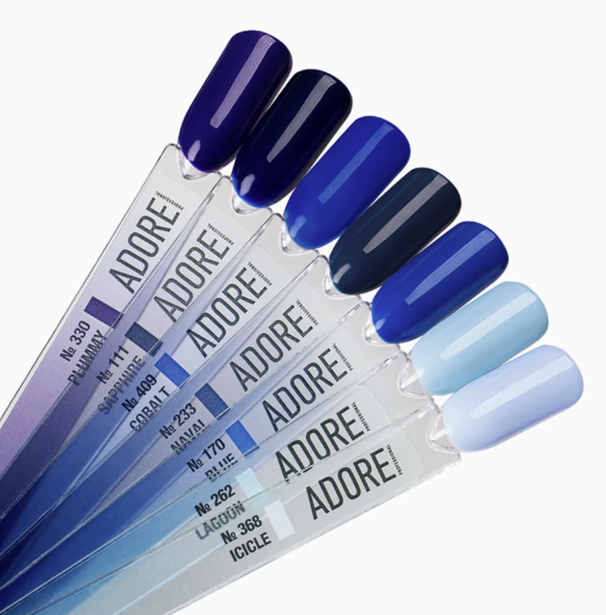 ADORE professional gelinis lakas Nr. 111 Sapphire, 8 ml - Image 3
