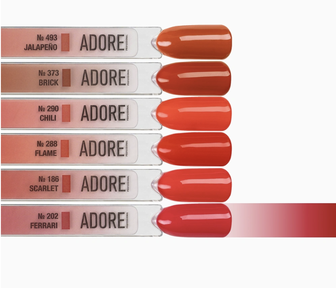 ADORE professional gelinis lakas Nr.202 Ferrari, 8 ml - Image 3