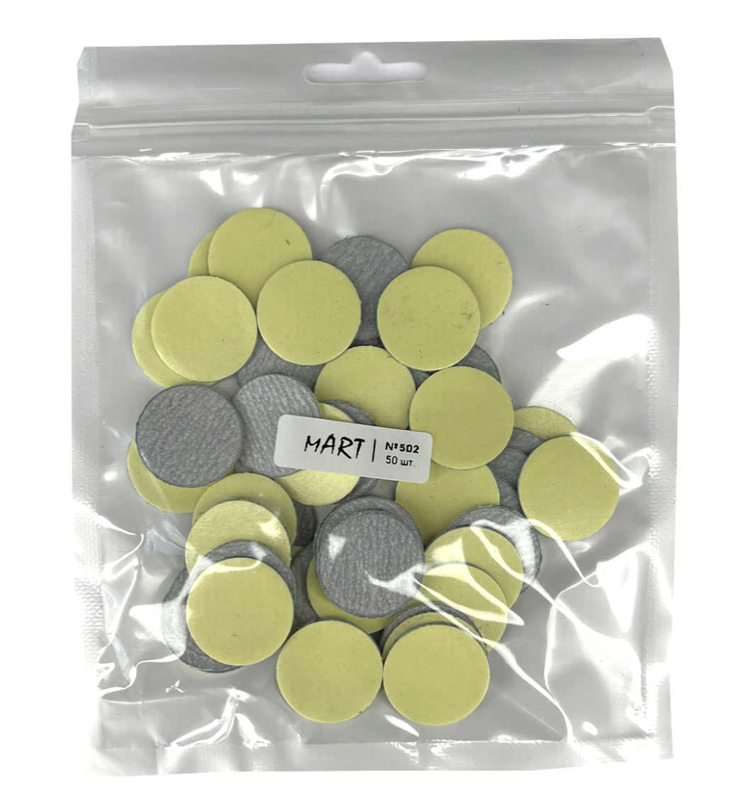 Keičiami podo disko failai su minkštu pagrindu mART M-502 20mm 180gr, 50vnt. - Image 3