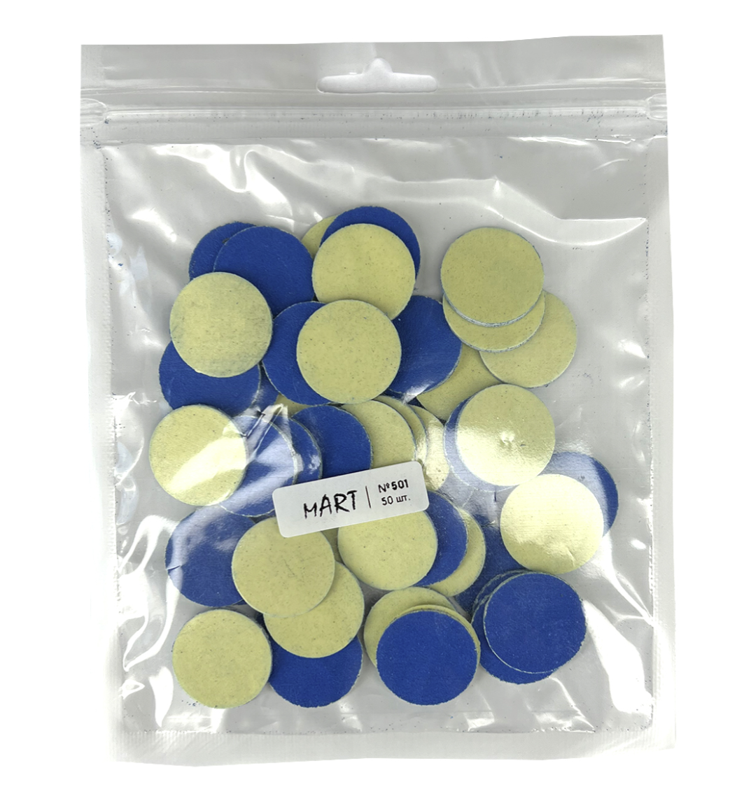 Keičiami podo disko failai su minkštu pagrindu mART M-501 20mm 120gr, 50vnt. - Image 3